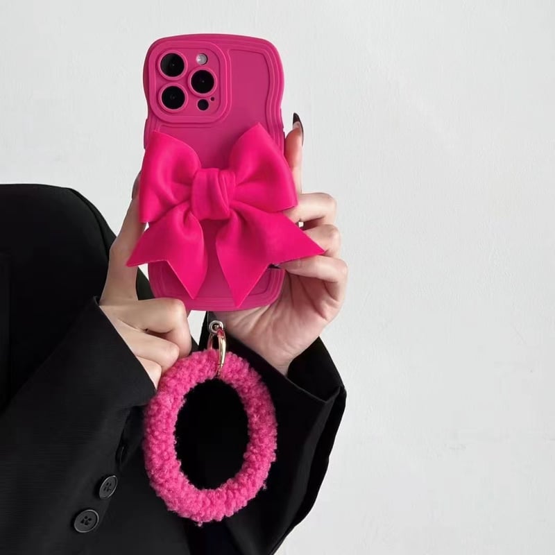 Färggligt Armband med Rosett – Passar iPhone-serien